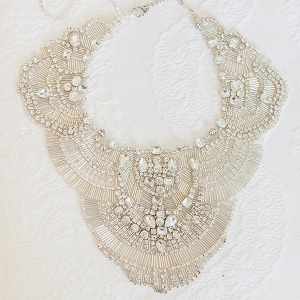 Luxury Crystal Couture Embroidered Necklace