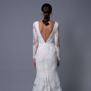 Zoe Long Sleeve Lace Wedding Dress from Lihi Hod