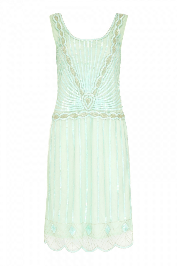 Mint Gatsby Bridesmaid Dress