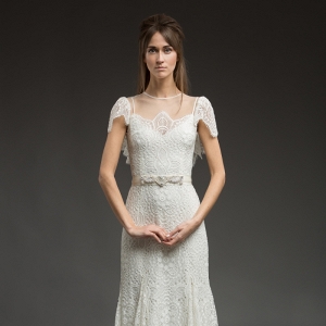 Corded Lace Wedding Dress - Paisley by Katya Katya Shehurina