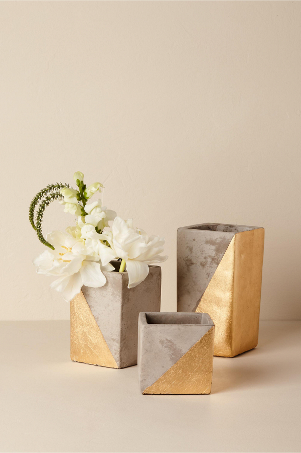 Square Modern Ceramic Vases