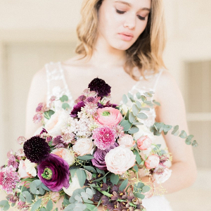 Pink and purple bouquet