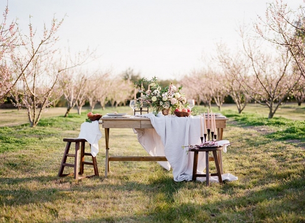 Orchard Elopement Sweetheart Table