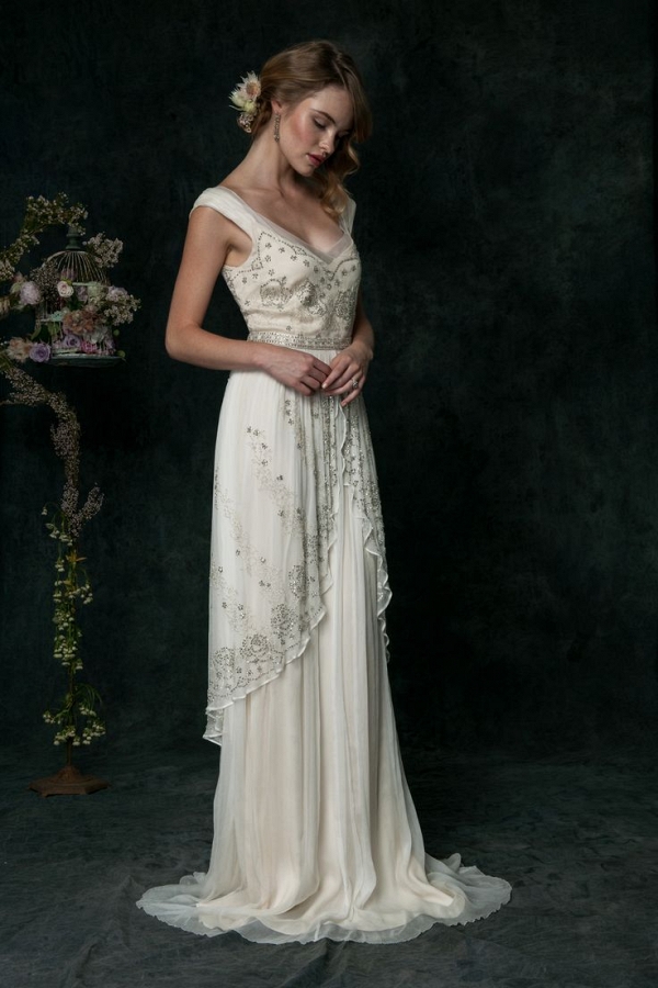 Edwardian Inspired Wedding Dress from SAJA Wedding