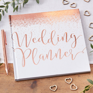 Rose Gold Wedding Planner Book