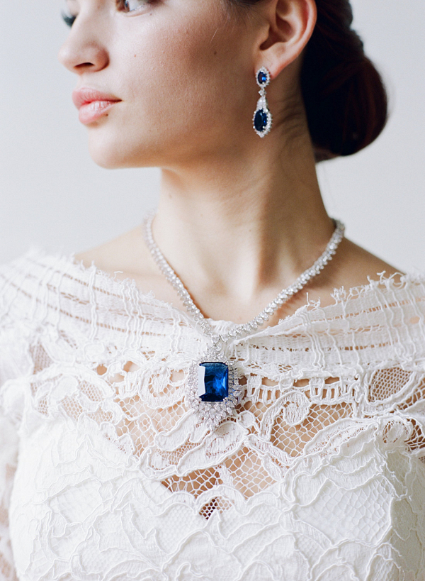 Royal Sapphire Bridal Necklace