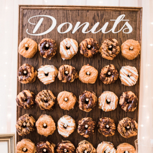 Wedding doughnut wall