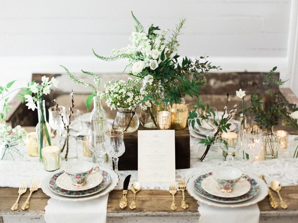 Rustic Vintage Inspired Tablescape