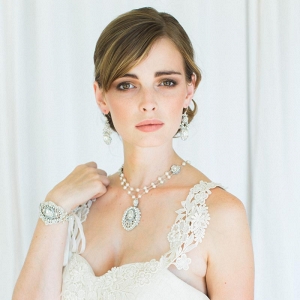 'Victorine' Crystal Bridal Earrings
