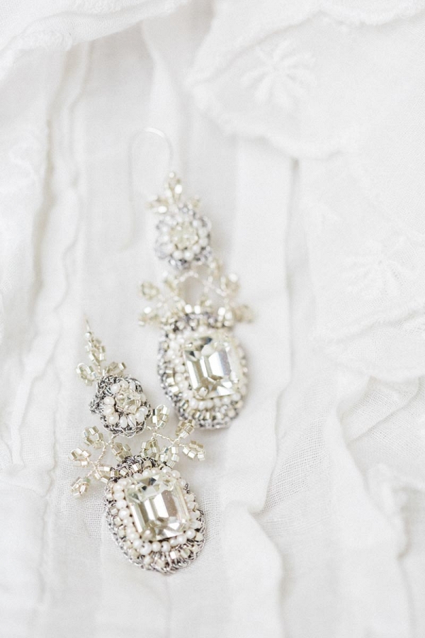 'Victorine' Crystal Bridal Earrings