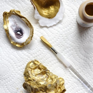 tutorial to making gilded oyster shells
