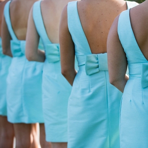 Tiffany Blue bridesmaid dresses