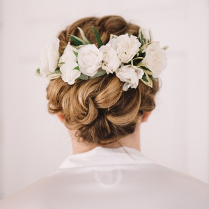 Spray Roses Add The Perfect Touch To This Up Do