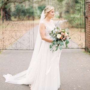 Classic Southern Bridal Portrait In Charleston