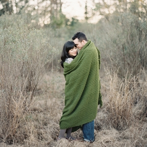 Cozy Autumn Engagement in Charleston Featuring Blankets