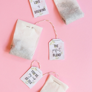 DIY Tea Bags With Free Printables