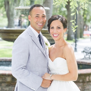 Portraits Of Bride And Groom In Charleston