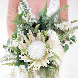White protea bouquet