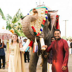 Multicultural Indian wedding