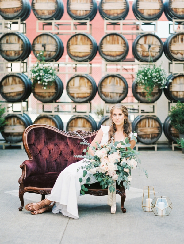 Urban + Industrial Winery Wedding Inspiration