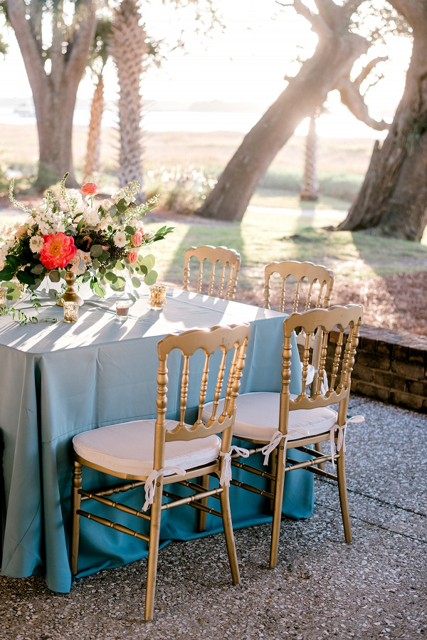 Pink and blue reception