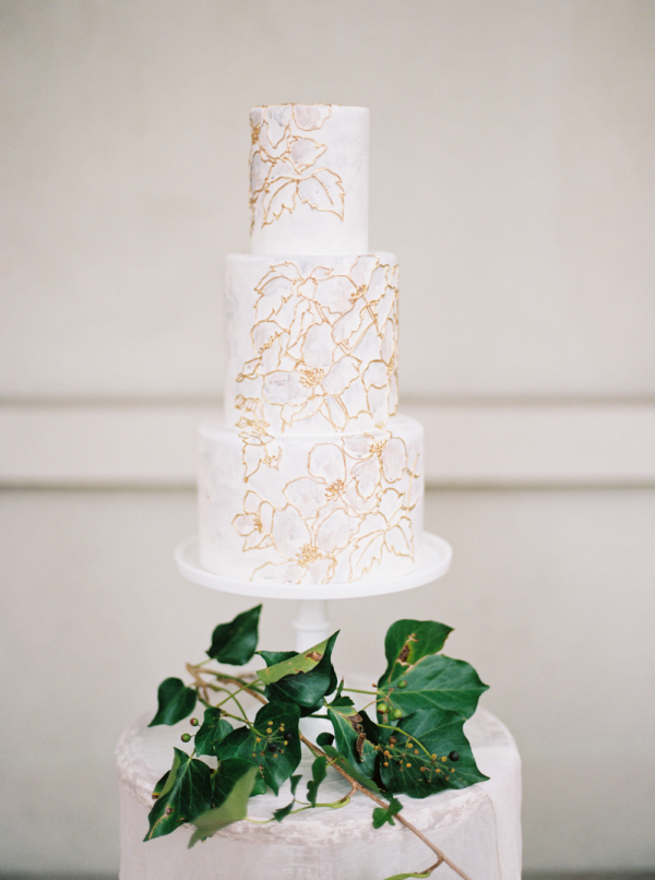 floral print cake on Elizabeth Anne Designs