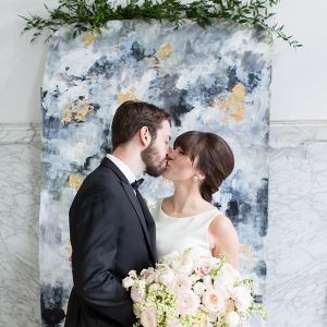 Handpainted Wedding Backdrop