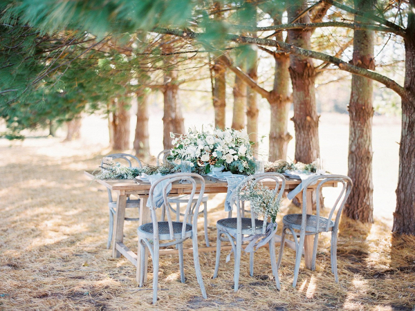 Woodland tablescape