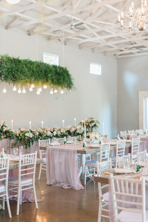 Romantic Pink and White Wedding