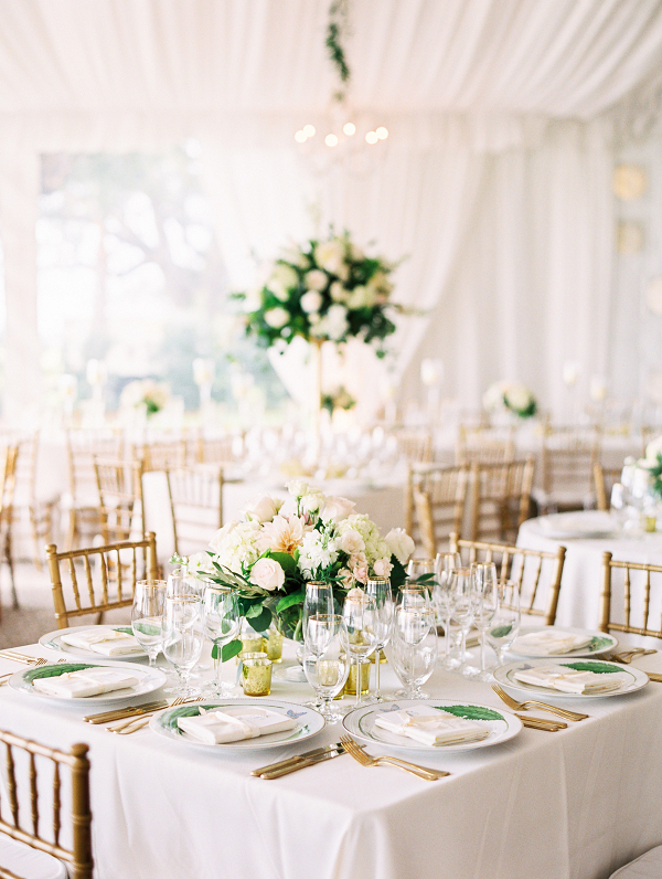 Romantic and Elegant Tent Wedding Reception