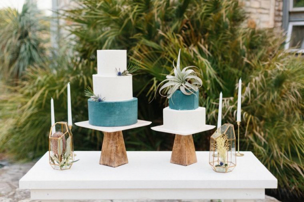 Modern wedding cakes