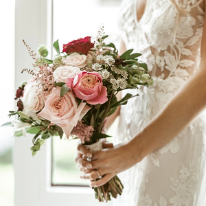 Pink and red bouquet