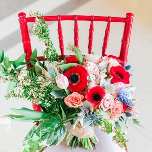 pink and red wedding inspiration from Every Last Detail