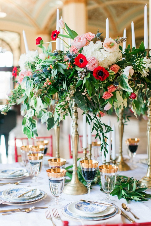 pink and red wedding inspiration from Every Last Detail