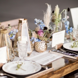 Eclectic table scape