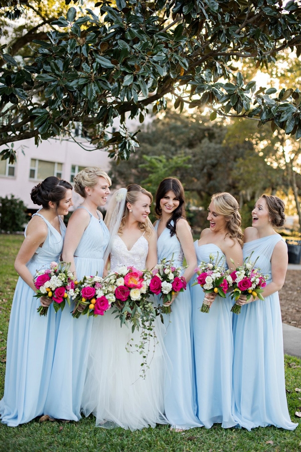intimate pink and blue wedding from Every Last Detail