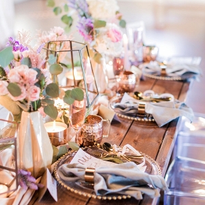 romantic modern tablescape on Every Last Detail