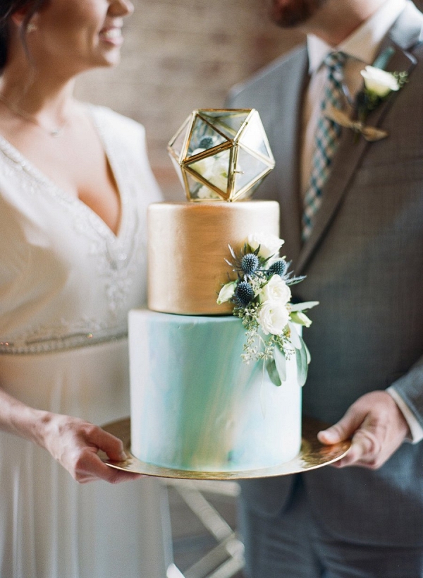 geometric inspired wedding ideas on Every Last Detail