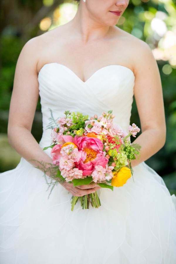Pink and yellow bouquet