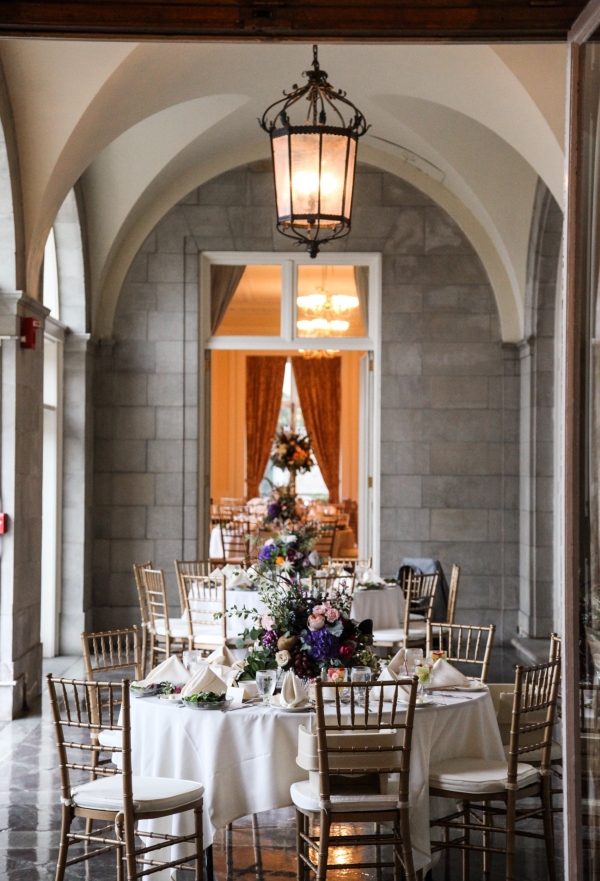 Elegant Aldrich Mansion Reception Tables 