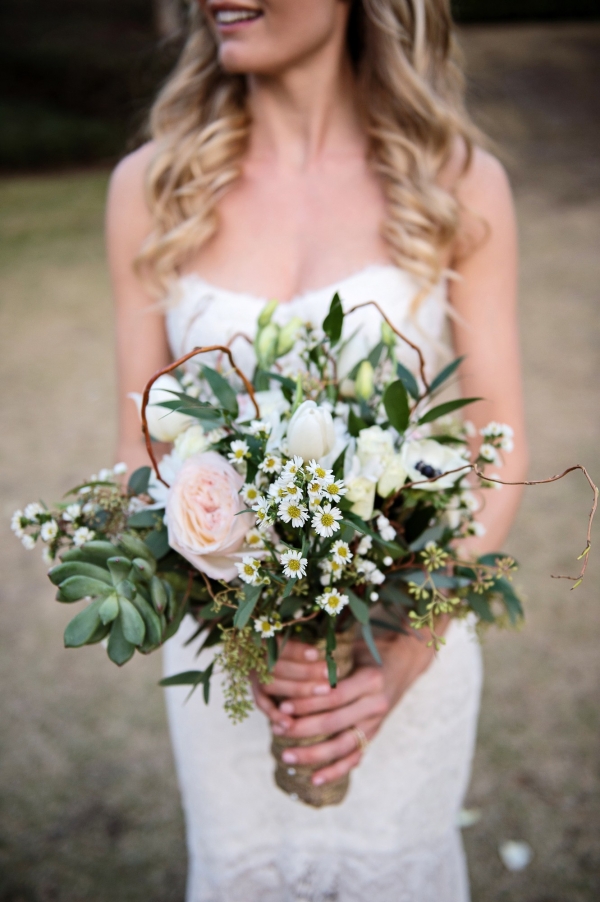 Unstructured Wedding Bouquet