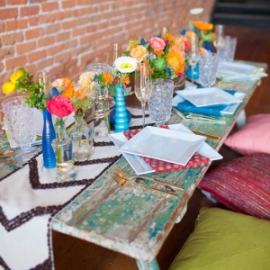 Colorful Eco-Conscious Table