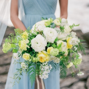 Yellow, White, And Green Bouquet
