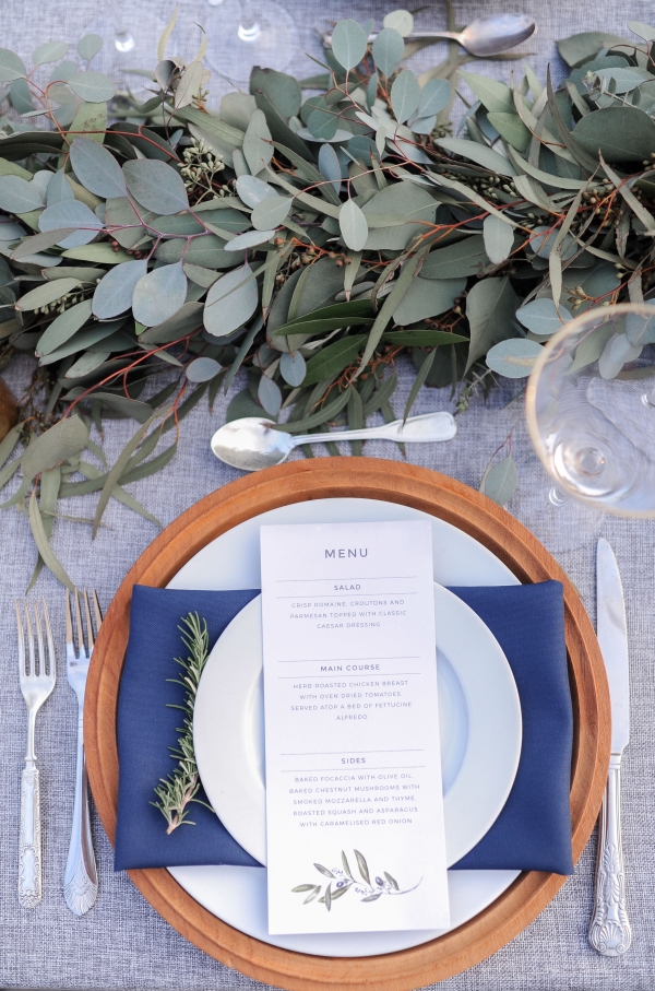 Tuscan style table setting