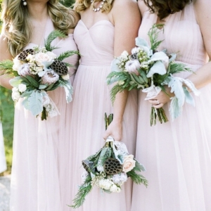  Pink Bridesmaids Dresses