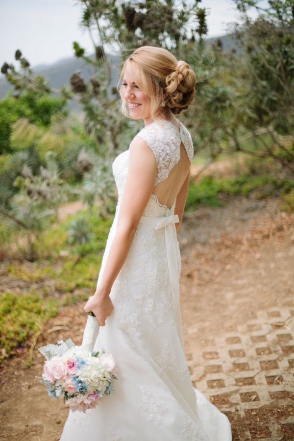 Malibu hilltop bride