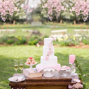 cherry blossom wedding inspiration by Meghan Rose Photography on Glamour & Grace