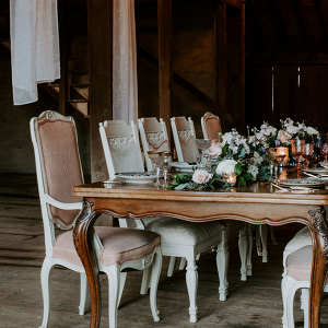 Vintage wedding table