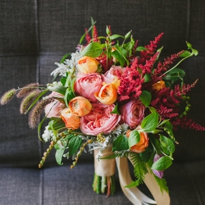 colorful modern handmade wedding by Jerry Yoon Photographers on Glamour & Grace