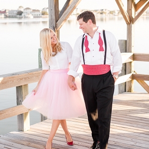 romantic glam beach engagement session by Amy Allen Photography on Glamour & Grace